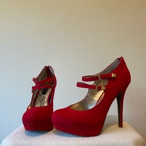 Material Girl Red Heels